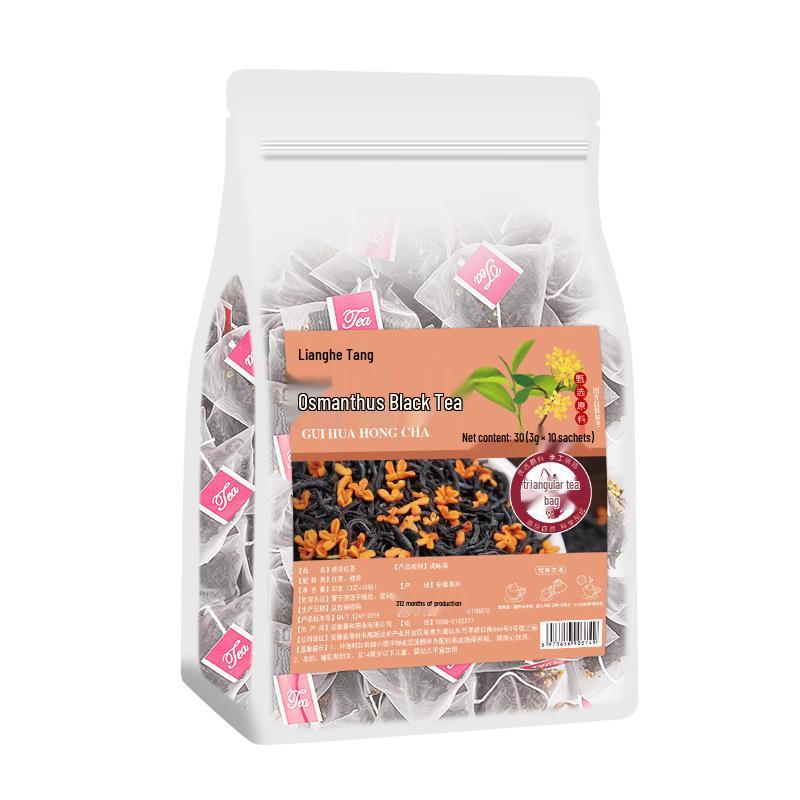 Osmanthus Black Tea Triangle Bags with Fruit Herbal Blend