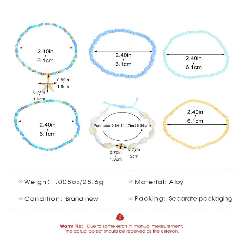 Bohemian Handmade Colorful Beads Anklets Summer Beach On Leg Foot Chain Bracelet Anklet Women Girls Holiday Jewelry