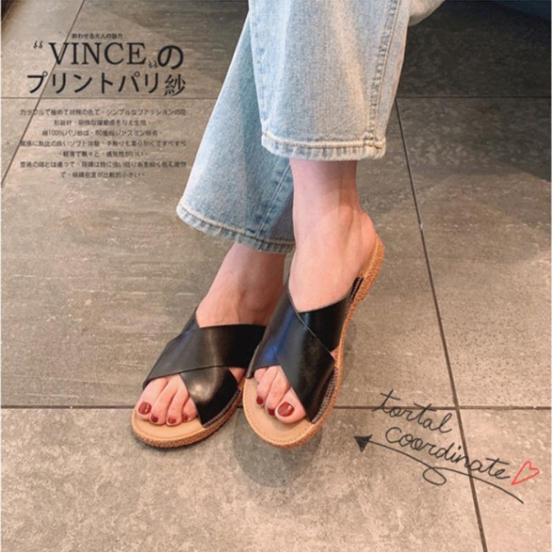 fashion 2024 Women's Shoes Fashion Buckle Women's Sandals Summer Solid Color Outdoor Flat Casual Women's Beach Sandals