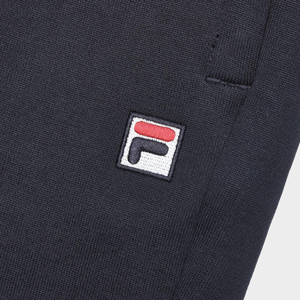 Fila Solid Color Mid Waist Straight Leg Casual Pants Men Bottoms Legendary-Blue F11M411601FNV