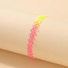 Fashion Colorful Braided Fish Thread Choker Necklace For Women Girls Vintage Elastic Beaded Neck Chain Necklace Jewelry Gifts