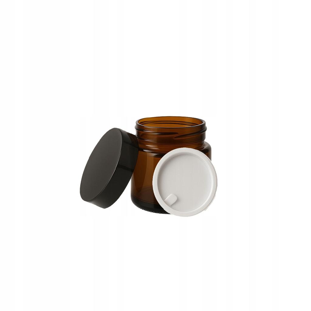 20x Brown Glass Jars for Cream 10ml 10g Dark Glass Jars