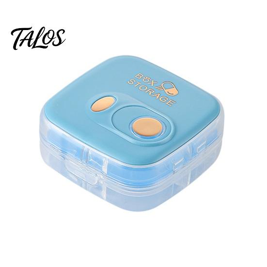 Portable Pill Box, 8 Compartment Travel Pill Organizer, Sealing Waterproof Dustproof Medicine Case, for Daily Supplements And Medication