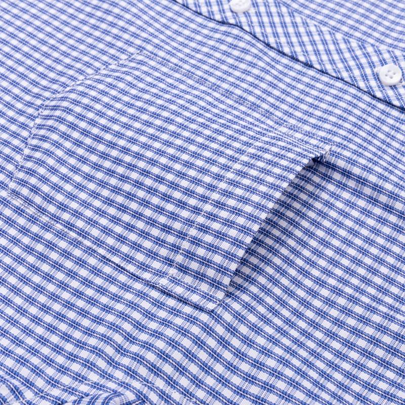 Men Formal Shirt Long Sleeve Office Solid Color Striped Business Social Men's Long Sleeved Shirt Work White Shirt Men Clothing
