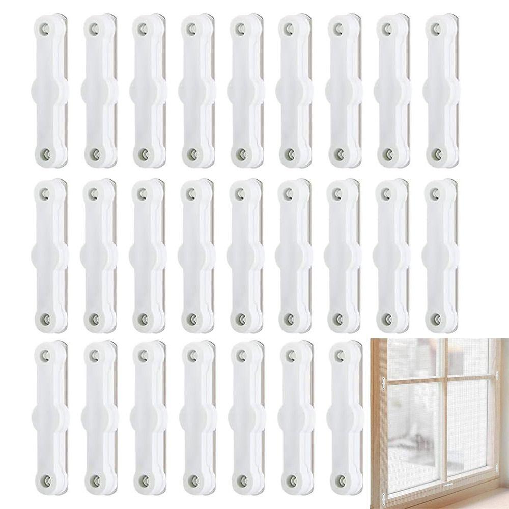 

12/24Pcs Mesh Screen Window Fixing Clip Punch Free Window Installation Buckles Retaining Clip