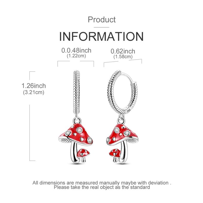 

925 Sterling Silver Bowknot & Red Cherry Stud Earrings Sweet Cute Earrings Fashion Jewelry Gift for Women Girls