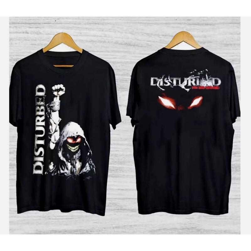 Новая черная хлопковая футболка Disturbed сsignature, размеры S-5XL S разноцветный