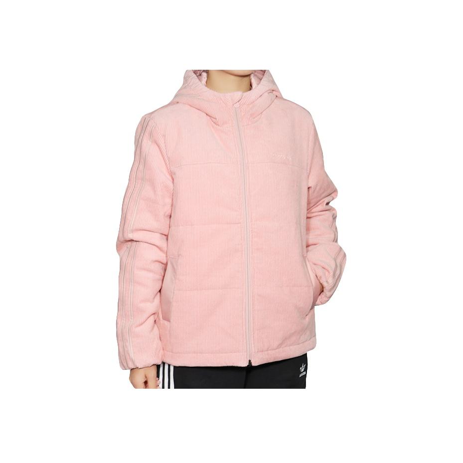 Adidas W Mat Pad Prka Casual Sports Hooded Cotton Jacket Winter Women Jacket Pink GJ8817