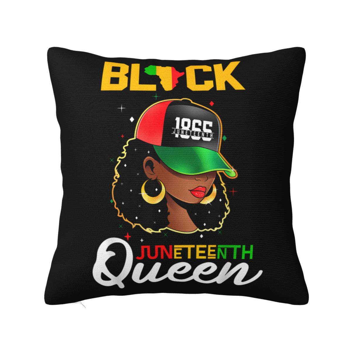 

Juneteenth Pillowcase Cushion Cover Decoration freeish since 1865 for black african Throw Pillow Case Cover Home Square 4545cm 30x30cm