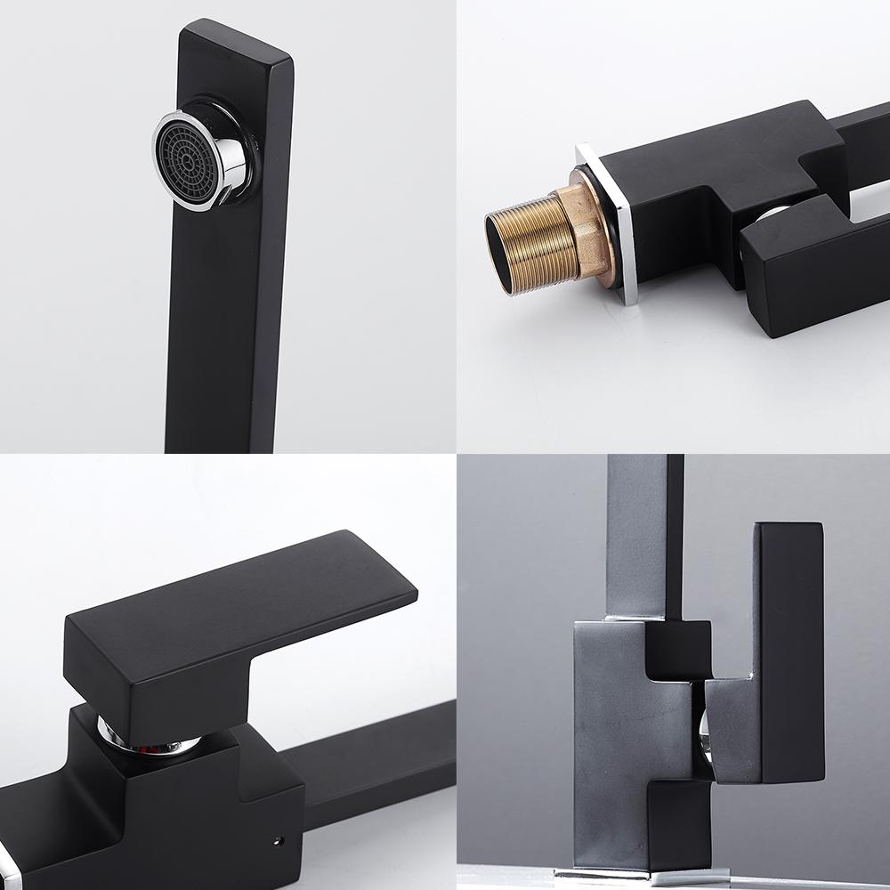 Bathroom Basin Sink Faucet Single Lever Metal Water Sink Faucet Durable and Sturdy Modern Saving Sink Taps for Bathroom Kitchen