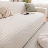 Cold Season Fuzzy Couch Pad, Cold Season Integrated Sofa Cover, Fixed Anti Skid And Pet Claw Resistant Seat Cushion