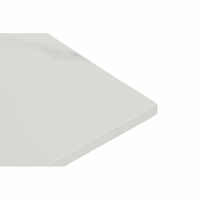 Table dappoint - DKD Home Decor - Céramique Doré Métal Blanc - Moderne - 60x60x48 cm - Petit meuble complément