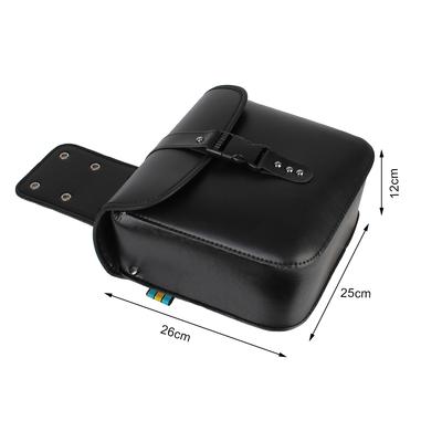 PU Leather Motorcycle Riding Travel Tank Bag Motor Tail Luggage Suitcase Side Luggage Saddle Bag