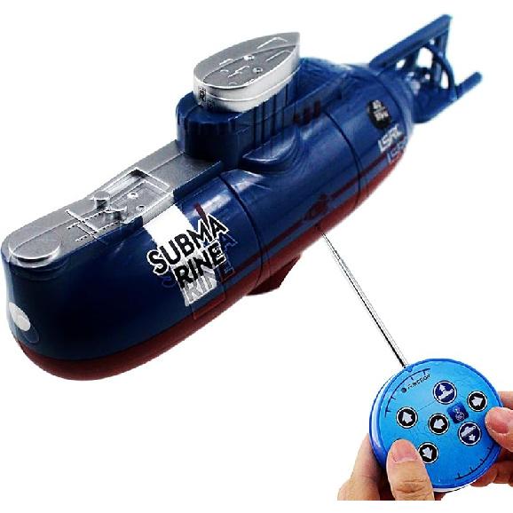 Tipmant RC Submarine Toy Remote Control Boat Underwater Diving Waterproof for Fish Water Tank Kids Birthday Gift (White)