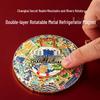 Changbai Mountain Auspicious Clouds Metal Fridge Magnet - Creative Tourist Landmark Decoration