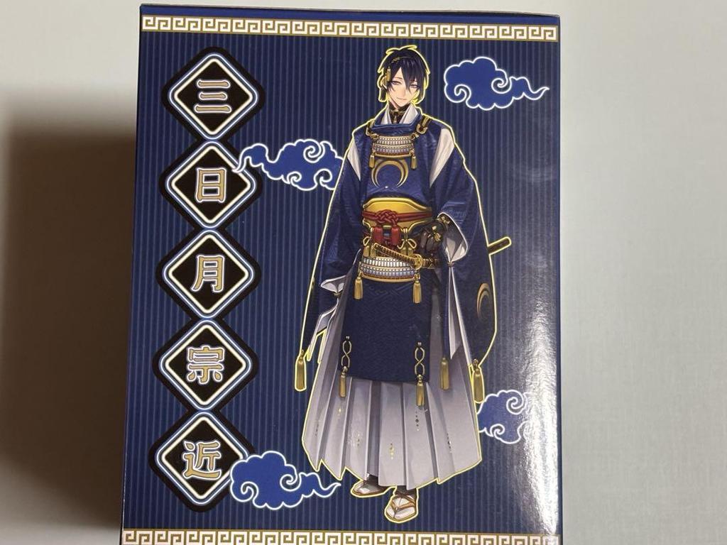 [USED] Touken Ranbu Minna no Kuji Noodle Stopper Figure Mikazuki Munechika