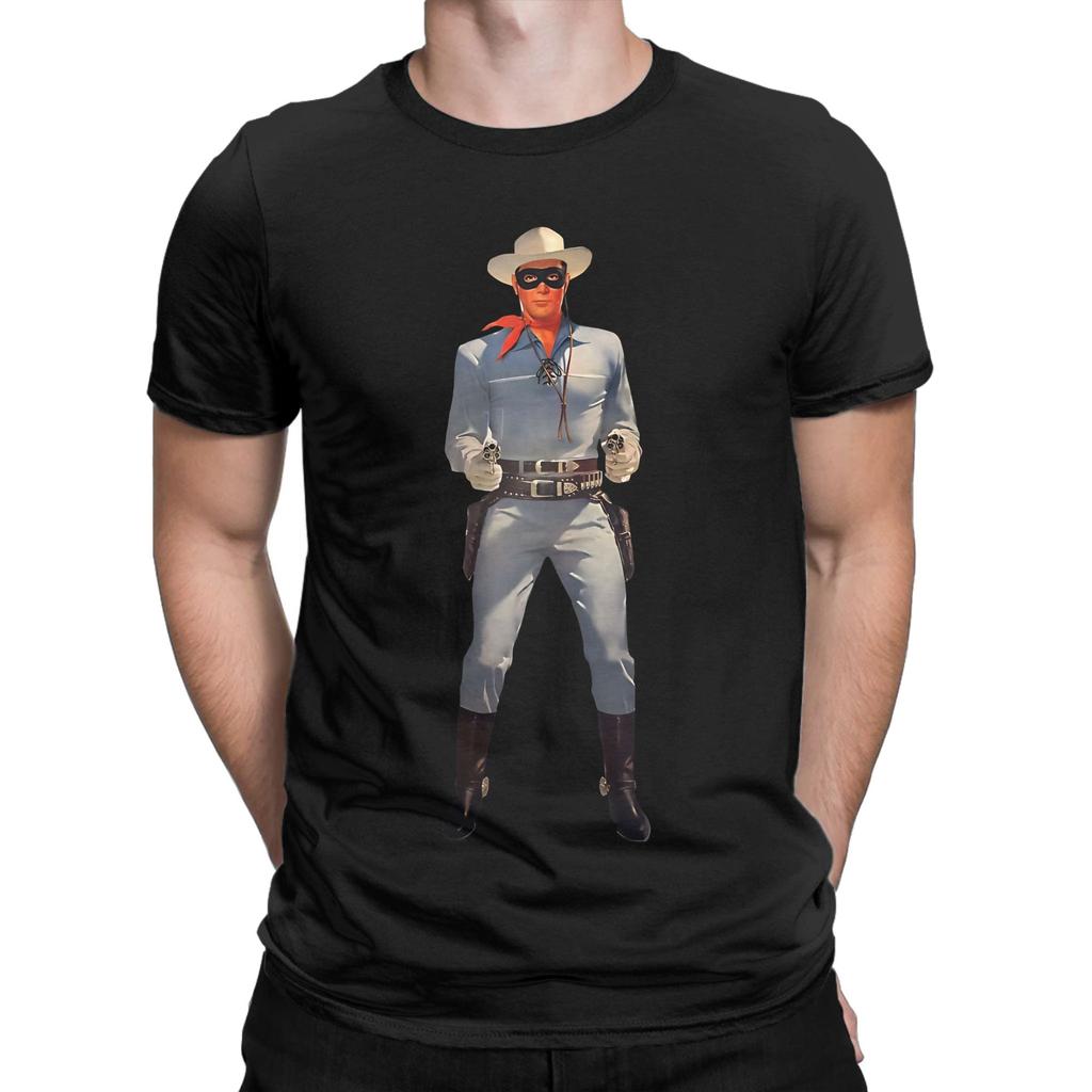 Lone Ranger Masked Cowboy Vintage Sign Funny 100 Cotton Tshirt The Lone Ranger Tees Tops For Unisex