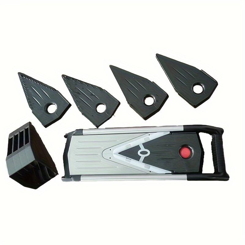 1pc, Kitchen Slicer, Stainless Steel Vegetable Slicer,Adjustable Thickness Food Mandoline Slicer for Potato Vegetable Onion,Multifunctional Vegetable