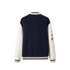 Anta Lifestyle Series Color Block Letter Single-Breasted Comfortable Breathable Loose Baseball Jacket Women Jacket Blue 162518701S-1