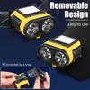 Sensor COB LED Headlamp with Cap Clip Light USB Rechargeable Head Flashlight Built-in Battery SMD Headlight Led Head for Camping