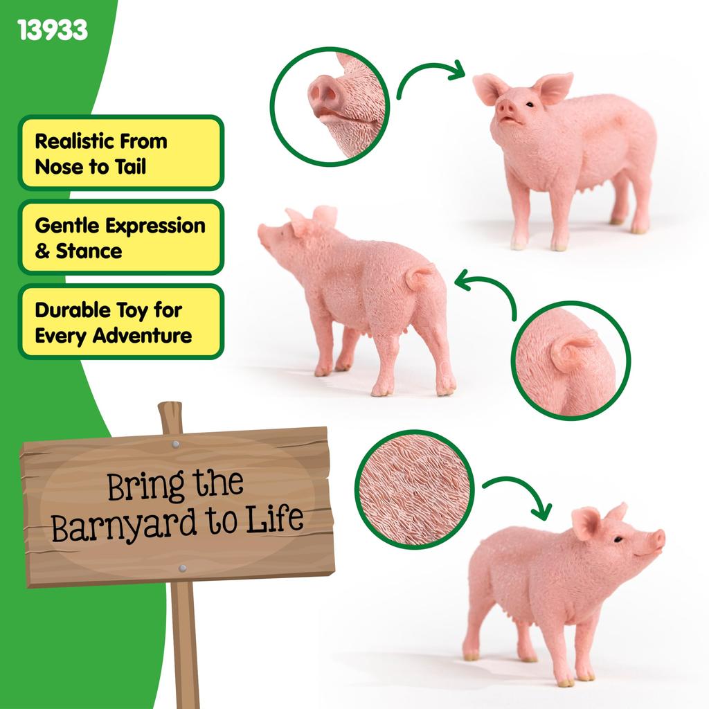 Schleich Świat Farmy Świnia 13933