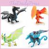 Mythical Dragon Western Eagle Wolf Pvc Action Figures Model Toy Gift Decoration