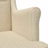 Cream Fabric Armchair