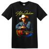 Alan Jackson Country Music Western Guitar Cowboy Hat Portrait T Shirt Fan Tee