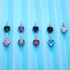 Silver Multi Color Heart CZ Hoop Earrings Halo Pave Crystal Leverback Heart Drop Earrings Women Multicolor Love Jewelry
