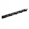 Colgador Metálico de Pared para Baño para Ropa y Toallas, Negro