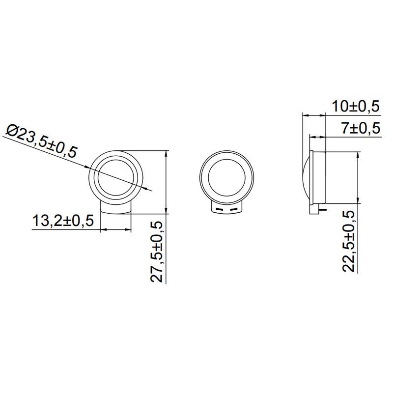 23/24mm Small Ball Dome Tweeter, Mini 13-Core, 6 Ohm 10W Subwoofer Speaker Crossover.