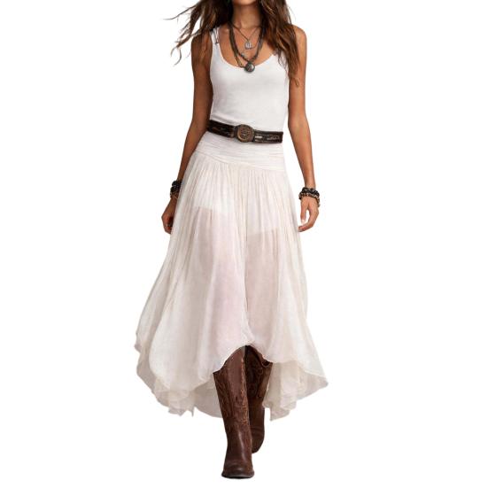 Women s Sleeveless Tank Dress Mesh Patchwork Ruched A-line Long Dress Summer Flowy Beach XL