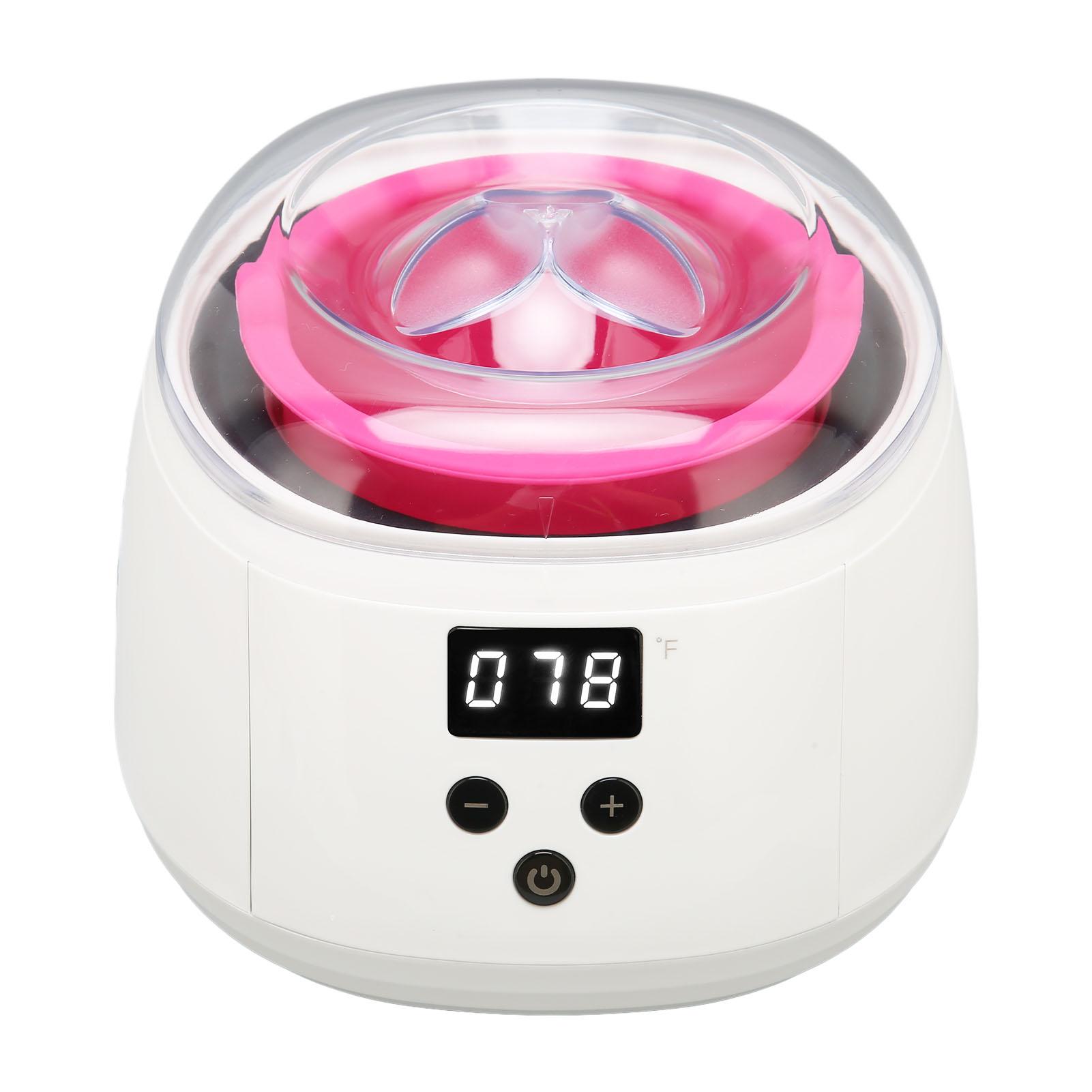 

Машина для нагрева воска Профессиональный светодиодный электрический нагреватель твердого воска с силиконовой емкостью для воска для удаления волос