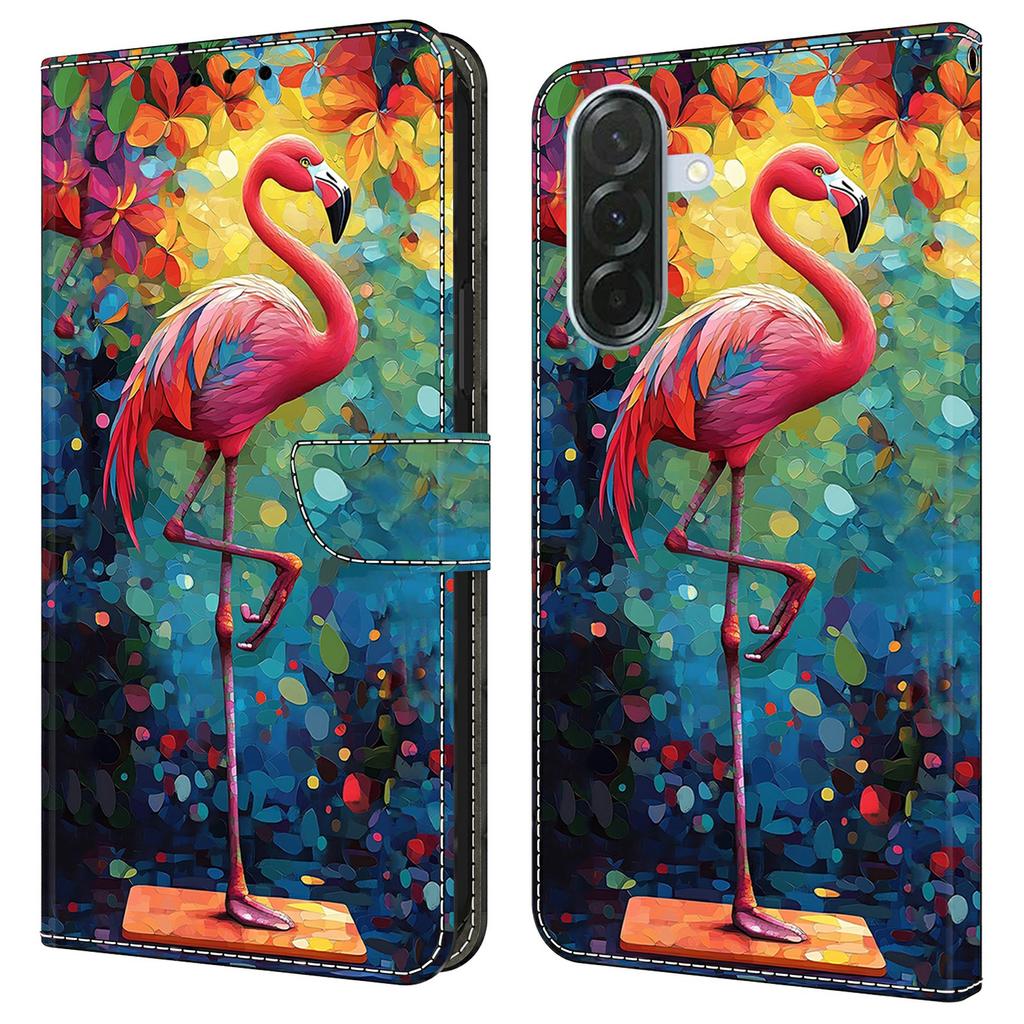 For Samsung Galaxy A57 5G Case Foldable Stand Wallet Pattern Printing PU Leather Flip Phone Cover
