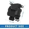AC Temperature Heater Blend Door Actuator 8L8Z-19E616-C for Ford F-150 2009-2014 Plastic Black