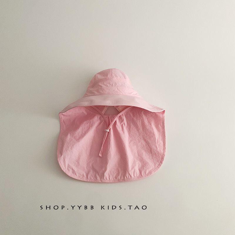 Quick-Dry Kids' Sun Hat with Neck Protection - Spring & Autumn Wide Brim for Boys and Girls