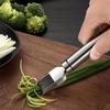 Stainless Steel Shred Silk The Knife Vegetable Garlic Cutter Food Speedy Chopper Green Onion Cutter Portable Kitchen Tool