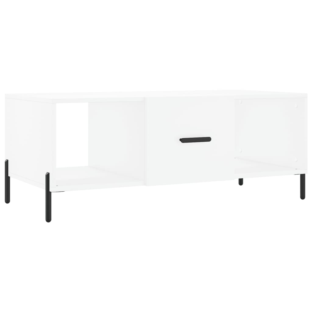  Coffee Table, White, 102x50x40 Cm, Wood-based Material