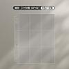 SINGBA 10Pcs Fine-Grained A4/A5 Compact Photocard Sleeves Refill Pages 4/9 Grid for IDOL Album K-pop Collectible Trading Cards