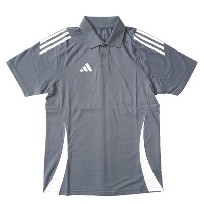 Adidas Tiro 24 Competition Soccer Polo Size Gray HAP53 Shirt, Men's, Medium, (IX1552)
