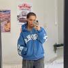 2024 Women's Street Style Bubble Letter Zip Hoodie – European & American Y2K Sweatshirt