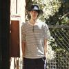 SNOWPEAK Sorona Stripe Short Sleeve T-shirt Navy (S26MUFTS68)