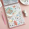 45Pcs/book Cartoon Landscape Sticker Book DIY 3D Miniature Scene Collection 1.0 Stickers Gift for Kid Child Stationery Sticker