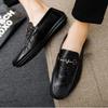 Spring new men's Doudou shoes low-top casual shoes men's leather shoes versatile fashion