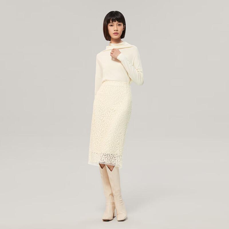 OVV Women s Wool Lace Pencil Skirt S