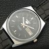 AUTOMATIC SEIKO 5 JAPAN MENS 6309A REFURBISHED BLACK COLOR DIAL WATCH a440210-4 Sk-a440210-1
