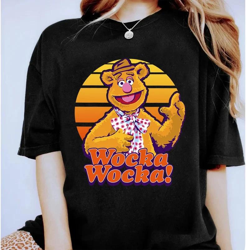 The Muppets Fozzie Bear Wocka Wocka Portrait TShirt S
