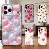 C-Cute L-Love H-Heart Handyhülle Für iPhone 17, 16,15,14,13,12,11 Plus,Pro Max, Andere Weiche Schwarze Hülle