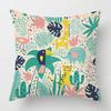 Home Decor Exotic Jungle Animals Pillow Covers For Home Pattern Cushion Cover Suitable For Sofa Bedroom Car Pillow Cover