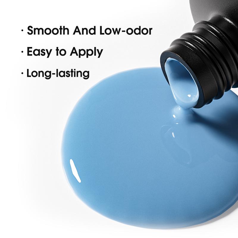 ROSALIND Półpermanentny żel do paznokci Seria Niebieska Lakier żelowy do paznokci